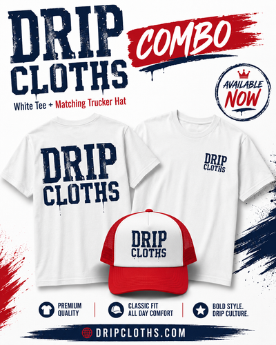 Drip Cloths Shirt/Hat Combo