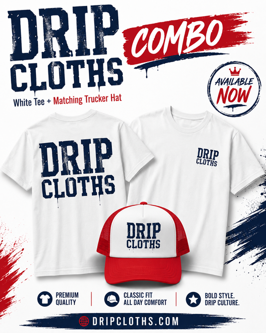 Drip Cloths Shirt/Hat Combo