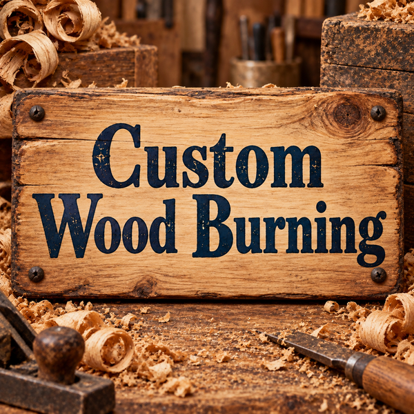 Custom Wood Burning