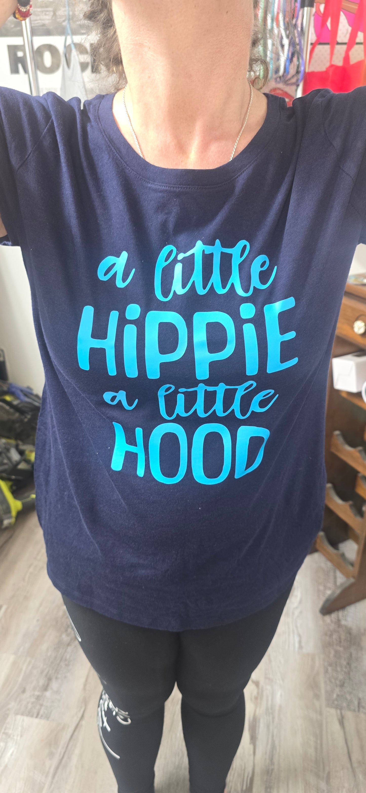 Un poco hippie, un poco callejera